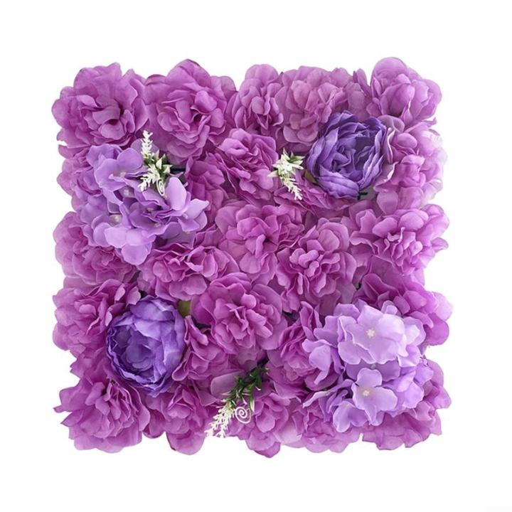 Stilvolle Kunstblumen-Wandpaneel für Hochzeiten, Partys und Heimdekor-Design (17#)