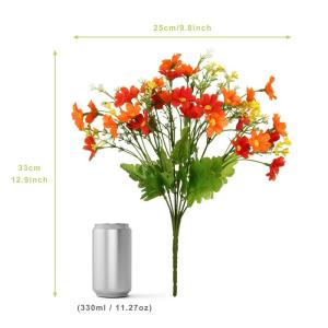 , madeliefjes, 6 stuks, , decoratie, zijden bloemen, lentedecoratie