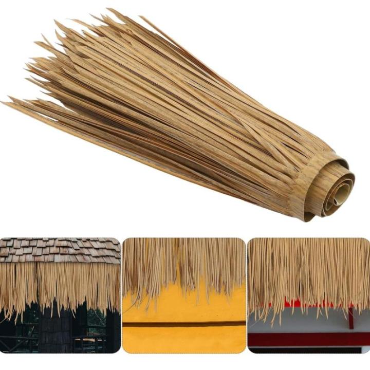 Mexikanisches Strohdach, Synthetisches Strohdach, Tiki-Bardach Strohdach Synthetisches Strohdach, DIY-Strohrollen-Gartenzaun Für Hawaiianische Strandpartys, Gartenzaundekoration U