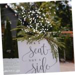 4 Stück Hochzeit Knospenzweig Künstliche Zweig Perlenblume Heim Blütenknospen Zweig Zubehör Hochzeitsfeier Heimdekoration