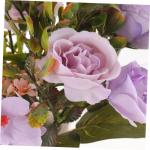Künstlicher Pfingstrosenstrauß Hochzeit Gefälschte Pfingstrosen Künstliche Pfingstrosenstiele Künstliche Künstliche Rosa Pfingstrosen Gefälschter Blumenstrauß Violett Plast