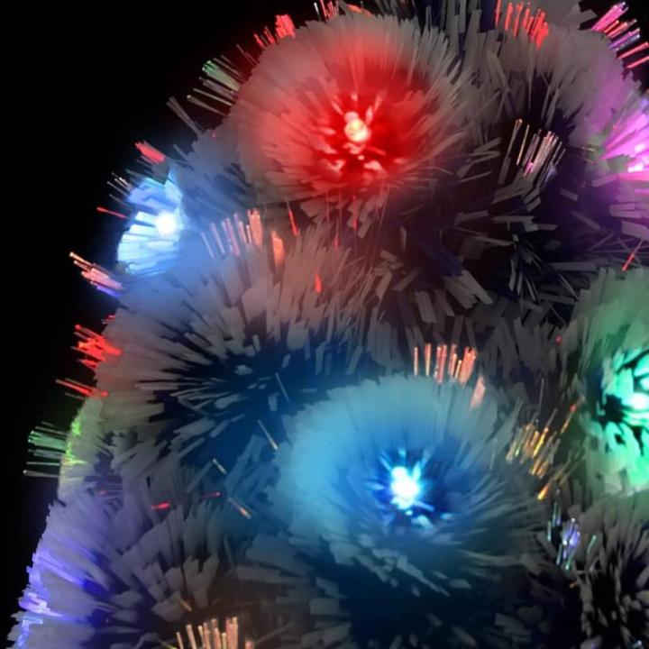 Künstlicher Weihnachtsbaum mit Beleuchtung 120 cm Glasfaser Christbaum Kunstbaum Dekobaum Tannenbaum Weihnachten Künstlicher Weihnachtsbaum für Weihnachtsdeko