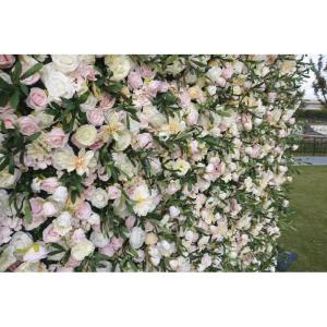 Künstliche Blumen-Wandpaneele, Blumen-Wandmatte, Seidenrosen-Blumenpaneele Für Hintergrund, Hochzeit, Wanddekoration(2.1M*2.1M)
