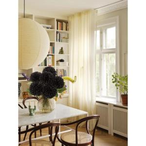 10 cm grote kunstbloemen hortensia met 63 cm lange steel, 6 stuks zwarte kunstmatige hortensia-bloemen, kunststof bloemen, hortensia voor bruiloftsdecoratie, woondecoratie, kantoor