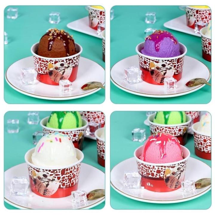 Fake Kuchen künstliche Kuchen 6 Pcs Künstliche EIS Modell Gefälschte Dessert Modell Simulation Lebensmittel Display Foto Requisiten Realistisches Essen
