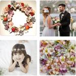 , 100 stuks, mini-, madeliefjes, bloemkoppen, , hoofddecoratie, mini-, kleurrijk, voor tuin, bruiloft, feest, huis, doe-het-zelf knutselen, scrapbooking