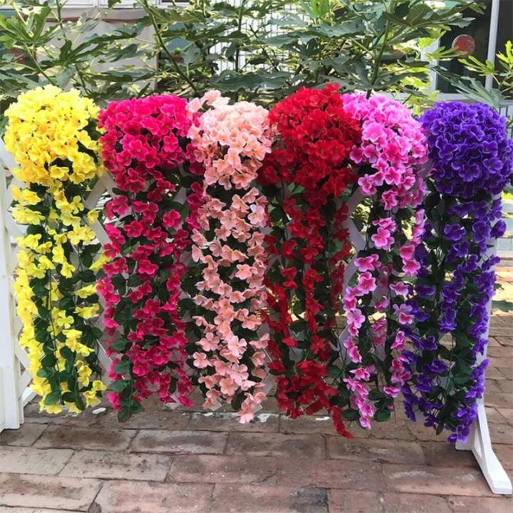, blauweregen, aan de muur, hangende bloemen, voor bruiloften, thuis, tuin, feest