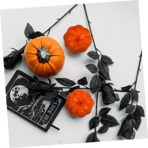 300 stuks pompoen decoratie Halloween decoratie-accessoires Halloween pompoen decoratie desktop pompoen decoratie kleine realistische pompoen kunsthandwerk kleine pompoen PU-lijm