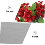 5St künstliche Beeren Simulation rote Beeren rote Beerenzweige Beerenkranz basteln kunstpflanze künstliche Pflanzen Blumenarrangement Beeren Blumenarrangements Beere Schaum