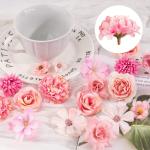 20 stuks bloemkoppen mini bloemkoppen voor bruiloft thuis knutselen scrapbooking decoratie