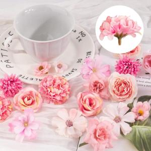 20 stuks bloemkoppen mini bloemkoppen voor bruiloft thuis knutselen scrapbooking decoratie