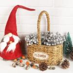20 Pack 18cm Künstliche Silber Beeren für Weihnachtsbaum Deko Stechpalmenbeeren Zweige Dekorationen für Weihnachten Zuhause Holly Beeren für Handwerk Winter Urlaub Hochzeit Dek