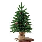 Mini-Weihnachtsbaum aus PE, gemischt, für den Schreibtisch, Weihnachtsbaum, Schneebaum, Ornament, Party-Ankleide, luxuriöses Weihnachtszubehör (Farbe: A, Größe: 45 cm)
