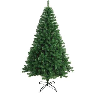 Kunstkerstboom met metalen standaard, spar 150 cm - 240 cm (Donkergroen, 150cm 380Tips)