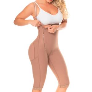 Fajas Colombianas Reductoras y Moldeadoras High Compression Clothing After Liposuction Full Bodysuit SCM0083