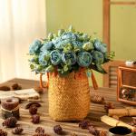 4 Boeketten Kunstmatige Peony Zijde Bloemen