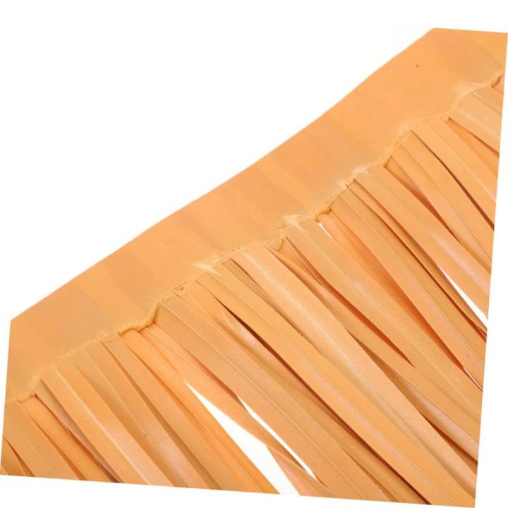4 Stück Strohdekoration Rasendekoration Mexikanisches Strohdach Landschaftsbau Dekor Simulation Grasdach Strohdach Simuliertes Stroh Simulation Stroh Ornament Nachahmung Stroh DIY