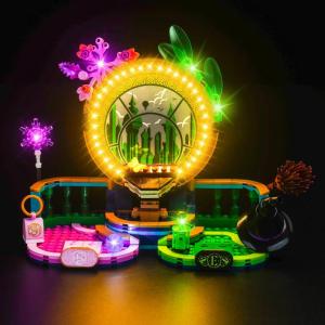 Led-lichtset compatibel met Lego Elphaba & Glinda figuren 75682 (geen model), decoratieve verlichtingsset compatibel met Elphaba & Glinda figuren, creatief speelgoed