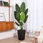 CozyBox Artificial Tropical Palm Tree Fake Plant voor indoor outdoor, Perfect Faux Plants for Home Garden Office Store Decoratie, 5 feet
