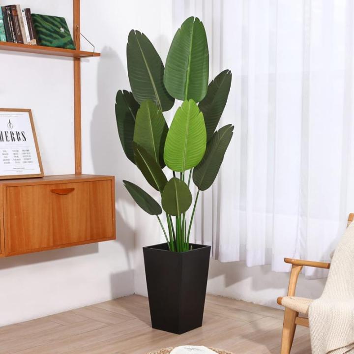 CozyBox Artificial Tropical Palm Tree Fake Plant voor indoor outdoor, Perfect Faux Plants for Home Garden Office Store Decoratie, 5 feet