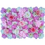 1 stuk 40 cm x 60 cm bloemenwandpaneel, , wandpaneel, bloemen, achtergrond, voor bruiloft, verjaardag, feest, woondecoratie, wanddecoratie, roze B