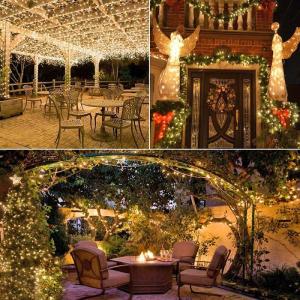 Led-lichtsnoer met draad, 10 m, 100 leds, koperdraad, lichtketting voor , 8 modi, waterdicht, kerstlichtketting met stekker, voor kinderkamer, bruiloft, tuin, feest, verjaardag,