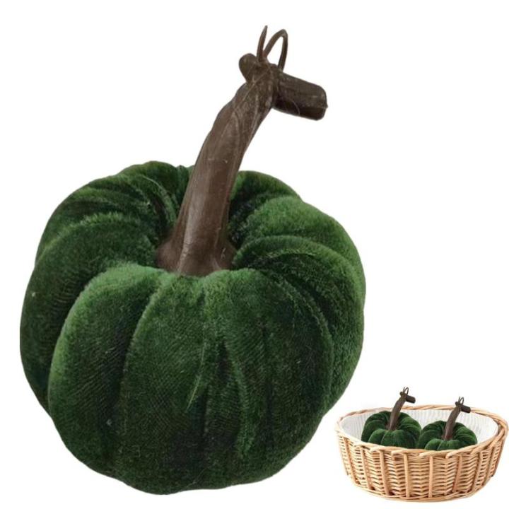 Minis Samt-Kürbisse – Künstliche Künstliche Dekorative Bunte Schaumstoff-Kürbisse | Handgemachte Halloween-Ernte-Gemüse-künstliche Simulations-Kürbisse, Bauernhaus-rustika