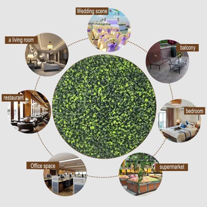 Kunstgras, plantenpanelen, heg, kunstmatige tuin, grasmat, gazon, gras, planten, muurhek, landschapsdecoratie, gras, tapijt, vloermat voor binnen, buiten, tuin, terras, balkon (40 