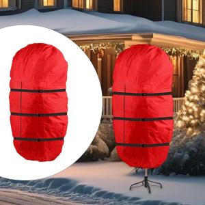 Weihnachtsbaum Aufbewahrungstasche für Stehende Bäume Ohne Ständer, Rot 89 Cmx190 cm