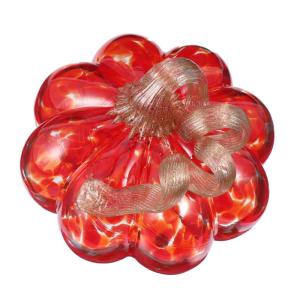 Glazen Decor 2 stuks Glazen Pompoen Ornament Pompoen Herfst Glas Pompoen Mondgeblazen Glazen Pompoen Miniatuur Decoratie Eettafel Decoratie Bureau Decoratie Pompoen Decor