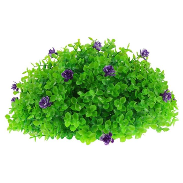 3St Dekorative Grasbälle für den Garten Eucalyptus Decoration Künstliche Pflanzenkugel Topiary-Kugeln hängen Simulation von Pflanzenkugeln Hausversorgung Partygeschenk Plastik