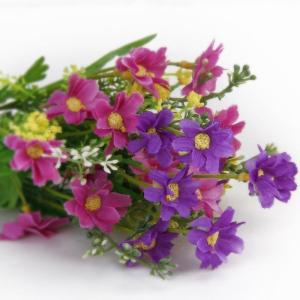 Zijdebloem boeket cineraria voor bruiloft party feest huis kantoor bar decor