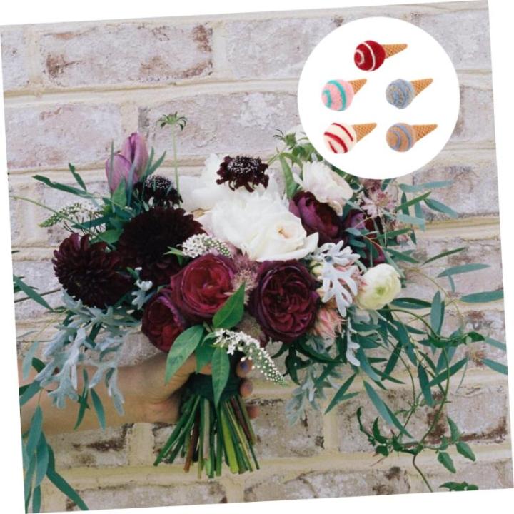 15 stuks kerstcadeauzakjes vulling kerstbloemendecoratie ijshoekjes ornamenten kunstmatige ijswafels kerstfeest accessoires pluche dier boeket kunsthandwerk wolvilt