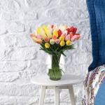 20 stuks kunstbloemen, kunstbloemen, tulp, kunstbloemen, tulp, bloemenboeket, latex, bloemen, zijde, tulp, real-touch, voor thuis, feest, bruiloftsboeket, tuindecoratie