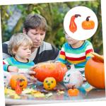 100 stuks pompoenornamenten, oranje versieringen, bureauopzetstuk, kerstdecoratie, rekwisieten voor pompoenfotografie, schuimpompoen, herfstpompoendecoratie, kleine pompoenen