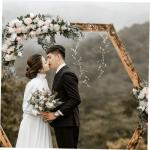 5 Stück Kristallperlen Blumen Hochzeit Party Acrylperlen Blumenzweig Acrylzweig Knospenzweig Künstlicher Blumenzweig Heimdekoration Hochzeitspflanze