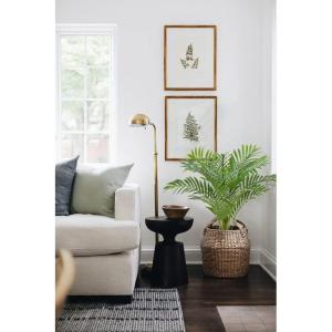 Kunstpflanze Palme Künstliche Pflanzen Kunstpalme Kunstbaum Groß Tropische Aesthetic Deko für Wohnzimmer Schlafzimmer Büro Balkon, 60CM