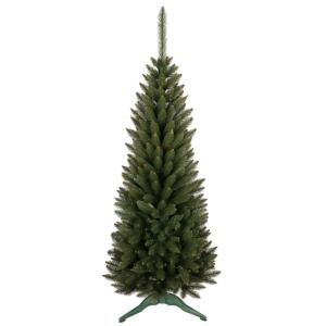 Kunstkerstboom, klassiek sparrenhout, slank pvc, 120 cm