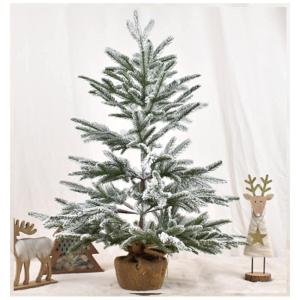 Weihnachtsbaum Weihnachtsbaum Künstliche Weihnachtsbäume Vordekorierter künstlicher Weihnachtsbaum im Topf Mit massivem Weihnachtsbaum Modisch，Green-80cm