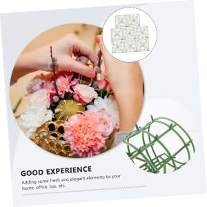 8st Reihe Blumenarrangement Gitter Blumenhintergrundrahmen Halter Für Blumengestecke Grüne Künstliche Blumen Zur Dekoration Gestelle Für Blumenarrangements Blumenwand Plastik G
