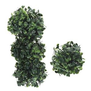 8 STK Simulierter Mailänder Ball Gefälschte Graskugel Für Die Decke Topiary-Kugel Faux Gefälschte Grasball-anhänger Gefälschter Pflanzen-Topiary-Ball Buchsbaum Kugel Seidenbl