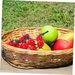 12 STK Simulierte Kirschtomaten Simulation Obstdekoration Mini-Cherry-Tomaten falsches Obst Künstliche Tomaten Dekorative Tomaten Zuhause gefälschte Fruchtstütze Hausbedarf PVC 