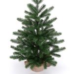 Weihnachtsbaum Künstlich Künstlicher Weihnachtsbaum, Saisonale Innendekoration Mit Dekorativem Sackleinensockel Weihnachten(70cm)