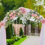 Empfang Seiden Tulpen Arrangements Hochzeit Gemischte Pfingstrosen Willkommensschild Veranstaltungsverzierungen