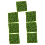 7 stuks kunstmosschuim, gazon, kunstmoswanden, graswand, bloementegeltapijt, kunstmoswand, decoratie voor vloer, bloempot, potplant