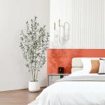 Olijfboom, kunstplant, 180 cm, kunstplant met levensechte vruchten, kunstolijfboom in witte pot, indoor decoratie (1 stuks)