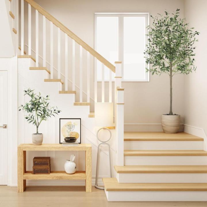 Olijfboom, kunstplant, 180 cm, grote kunstolijfboom, kunstboom, ziet eruit als echt voor woonkamer, slaapkamer, kantoor, decoratie