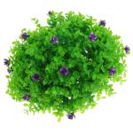 3St Dekorative Grasbälle für den Garten Eucalyptus Decoration Künstliche Pflanzenkugel Topiary-Kugeln hängen Simulation von Pflanzenkugeln Hausversorgung Partygeschenk Plastik
