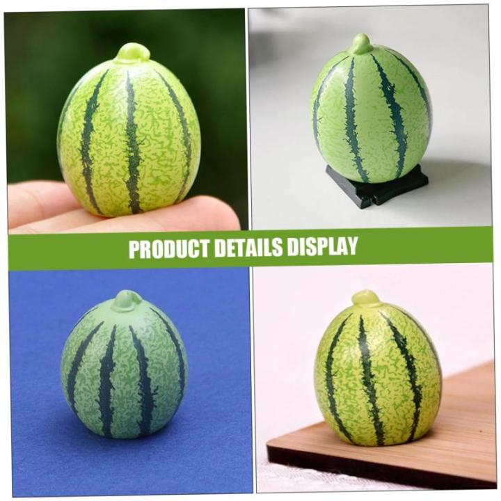 1 Satz Künstliche Früchte Kunstobst Spielzeug Für Kinder Grün Essen Simulation Künstlicher Früchte Mini-Modell Mit Künstlichen Wassermelonen Dekor Aus Künstlichen Früchten
