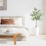 Olijfboom, kunstplant, 90 cm, grote kunstolijfboom, kunstboom, ziet eruit als echt voor woonkamer, slaapkamer, kantoor, decoratie